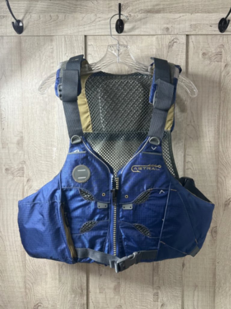 Astral V-Eight Pfd Life Jacket Blue Medium Large Paddling Sailing V8 Vest